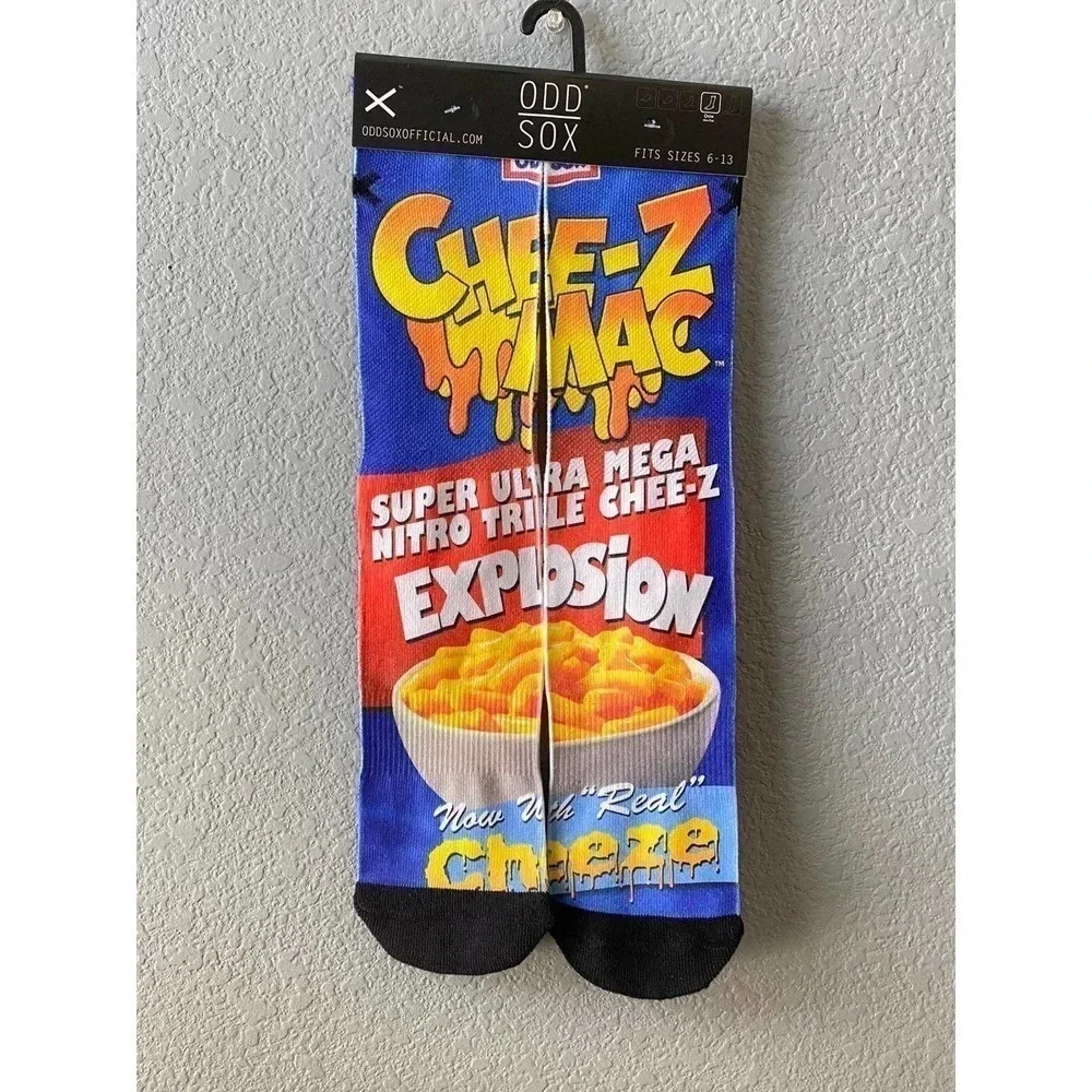 New Odd Sox Chee-Z-Mac Soft Cozy Fall Socks One Pair Fall/Winter Ready